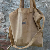 CORD SHOPPER beige