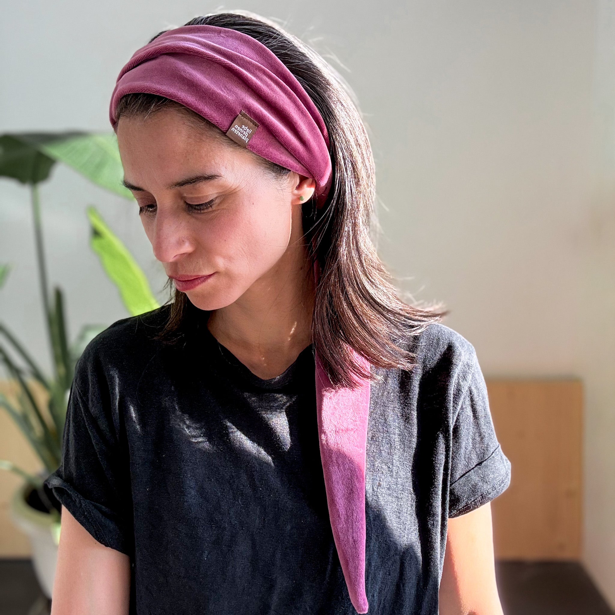 Langes Samtband Bardot