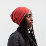 Beanie Basic I bold rust