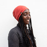 Beanie Basic I bold rust