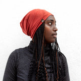 Beanie Basic I bold rust