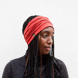 Breites Stirnband Basic I bold rust