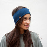 Sportstirnband Basic navy blue