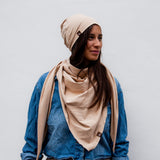 Dreiecktuch Basic sand