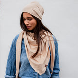 Dreiecktuch Basic sand