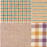 Flanell Schal I Karo bunt