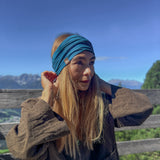 Breites Stirnband Basic petrol 💥 NEU