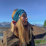 Breites Stirnband Basic petrol 💥 NEU