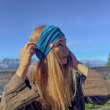 Breites Stirnband Basic petrol 💥 NEU