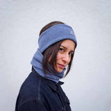 Kuschel Stirnband denim blue 💥 NEU