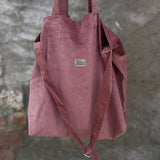 Shopper Cord vintage rose