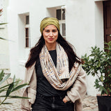 Flanell Schal I Karo bunt