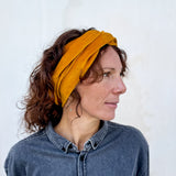 Samtband Bardot golden sun