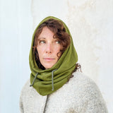 Kapuzen - Schal Knit I avocado grün