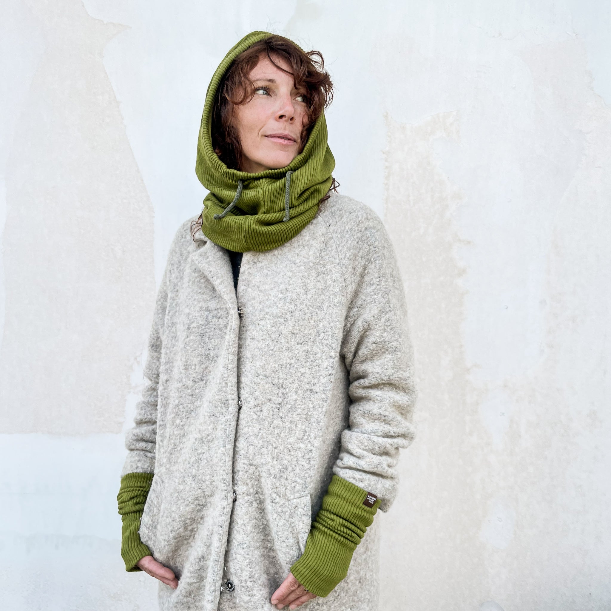 Kapuzen-Schal Knit