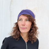 Breites Stirnband Basic cosmic lilac