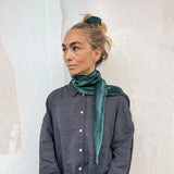 Samtband Bardot waldgrün*