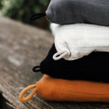 🌱 Organic Reisetuch & Duschtuch schwarz 🖤