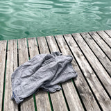 🌱 Organic Reisetuch & Duschtuch grau