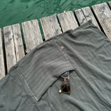 🌱 Organic Reisetuch & Duschtuch mud green 💚 🤎