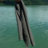 🌱 Organic Reisetuch & Duschtuch mud green 💚 🤎