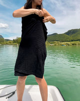 🌱 Organic Reisetuch & Duschtuch schwarz 🖤