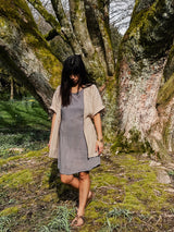 🌱 Organic Kimono Haori natur ungefärbt