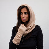 Kapuzen - Schal I Knit I sand