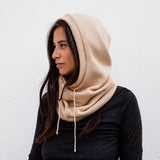 Kapuzen - Schal I Knit I sand