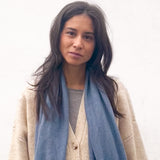 Kuschel Schal (2 Größen) denim blue