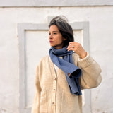 Kuschel Schal (2 Größen) denim blue