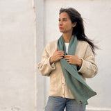 Kuschel Schal (2 Größen) jade grün