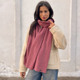 Kuschel Schal (2 Größen) altrosa