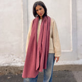 Kuschel Schal (2 Größen) altrosa