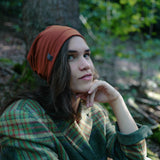 Beanie Basic I bold rust