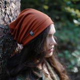 Beanie Basic I bold rust