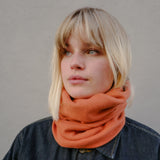 Flauschiger Loop Carly terracotta