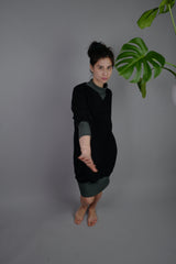 Sweat - Kleid schwarz