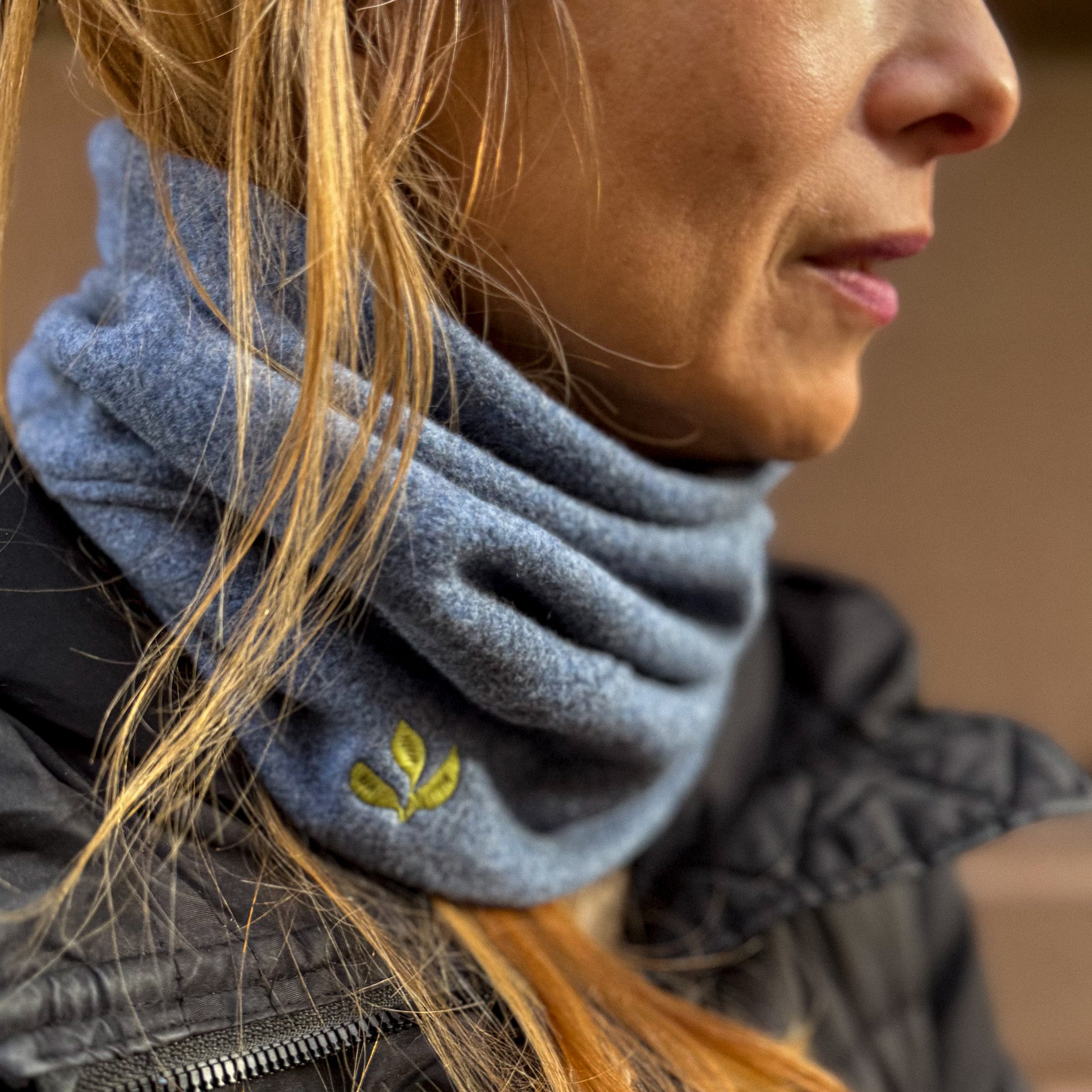 Loopeanie 2in1 Mütze & Schlauchschal | Bio-Baumwolle denim blue