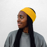 Bio Sportstirnband Basic senf