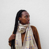 Flanell Schal I Karo bunt