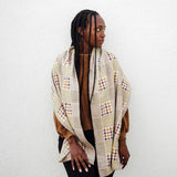 Flanell Schal I Karo bunt