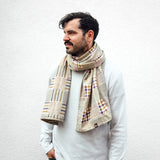 Flanell Schal I Karo bunt