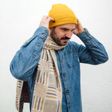 Flanell Schal I Karo bunt