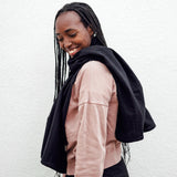 🌱 Organic Reisetuch & Duschtuch schwarz 🖤