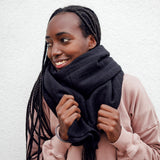 🌱 Organic Reisetuch & Duschtuch schwarz 🖤