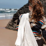 🌱 Organic Reisetuch & Duschtuch naturweiß 🤍