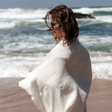 🌱 Organic Reisetuch & Duschtuch naturweiß 🤍