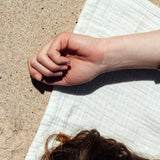 🌱 Organic Reisetuch & Duschtuch naturweiß 🤍