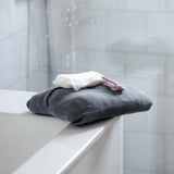 🌱 Organic Reisetuch & Duschtuch grau